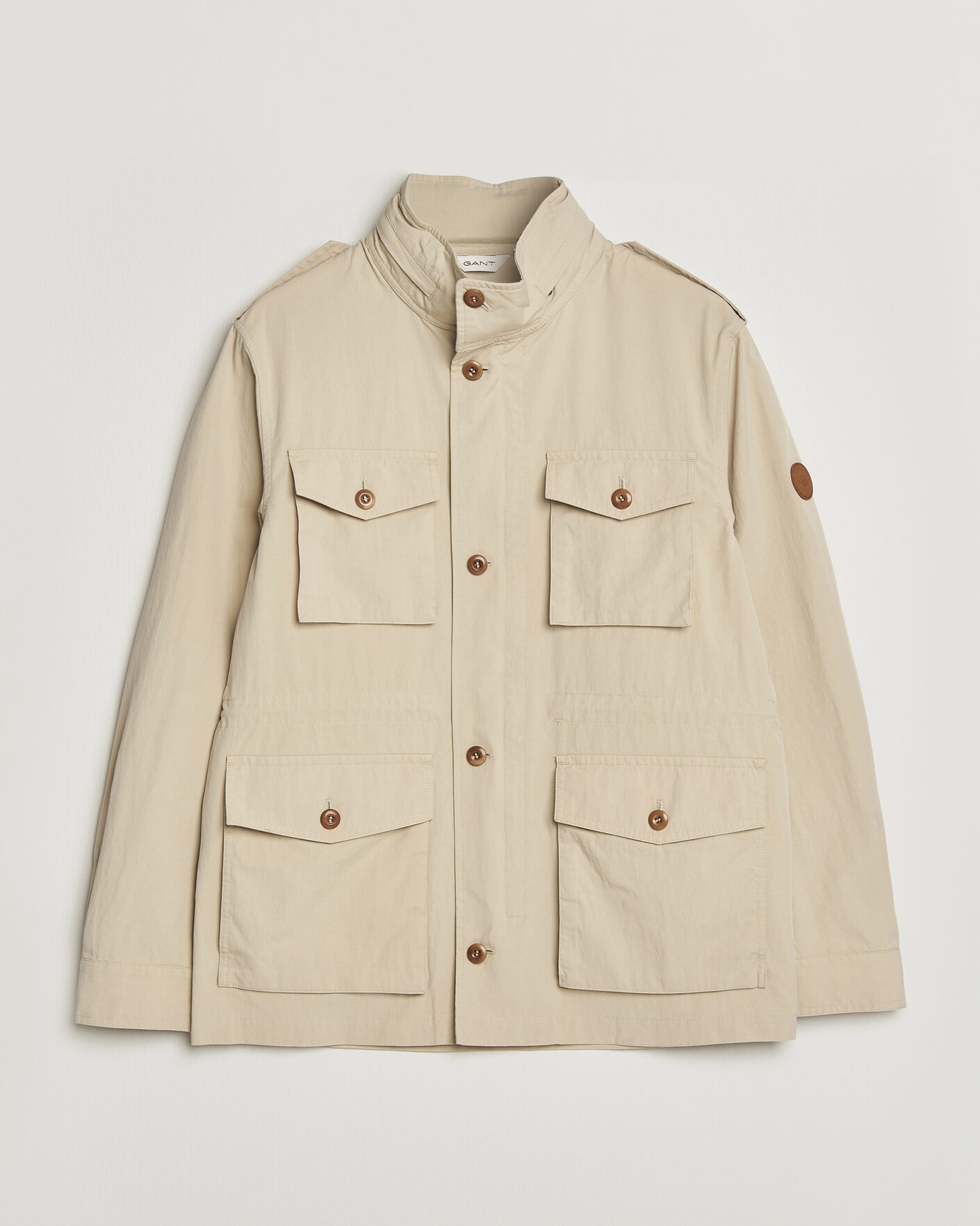 Herre | Jakker | GANT | Cotton Field Jacket Oat Beige