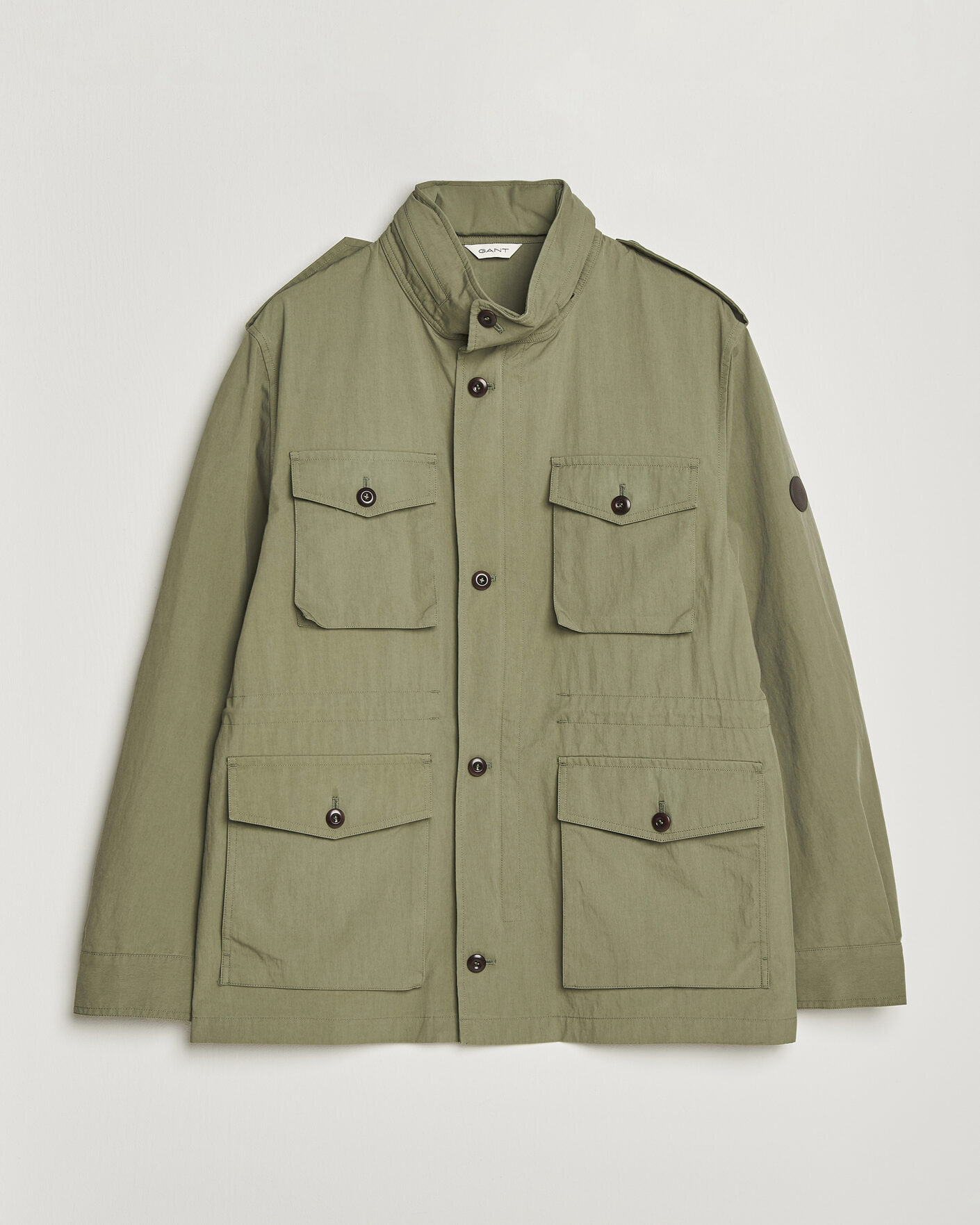 Herre | Jakker | GANT | Cotton Field Jacket Dry Herb Green
