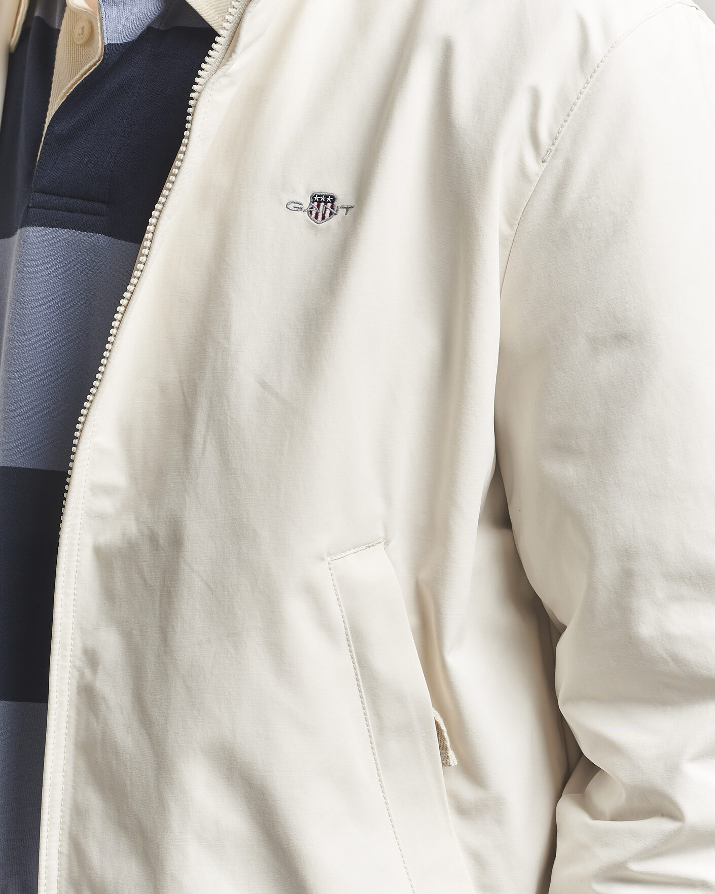 Herre | Jakker | Gant | Lightweight Hampshire Jacket Sand