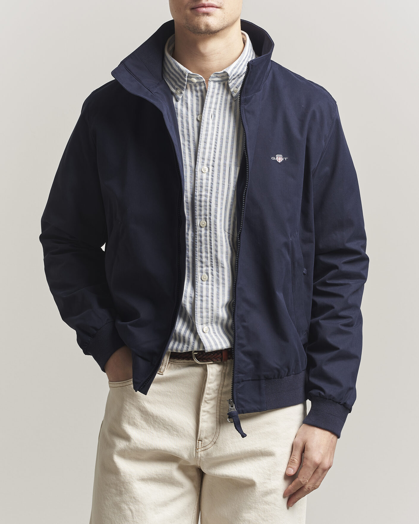 Herre | Jakker | Gant | Lightweight Hampshire Jacket Evening Blue