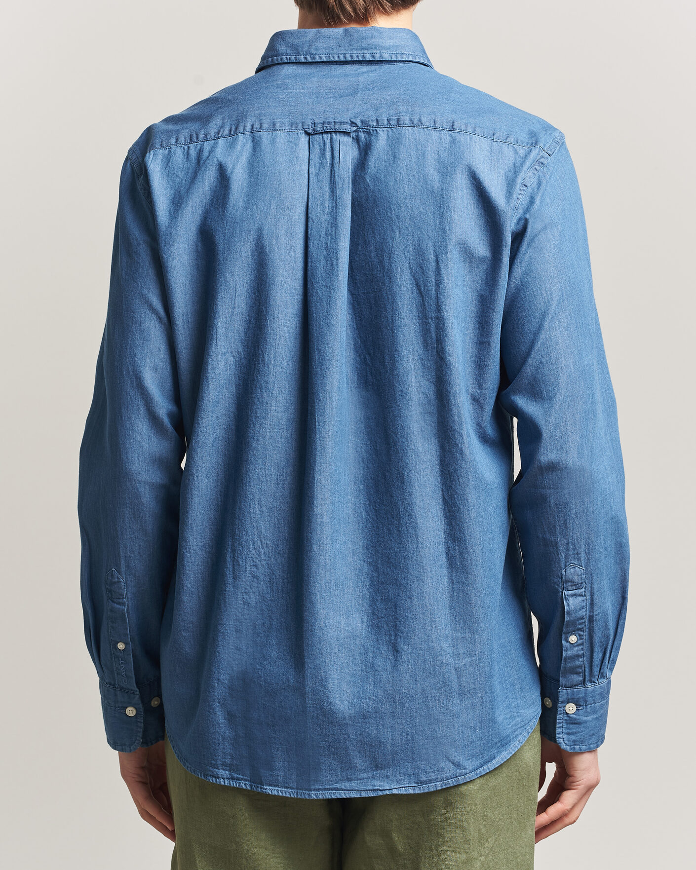 Herre | Skjorter | Gant | Regular Fit Indigo Twill Shirt Semi Light Blue