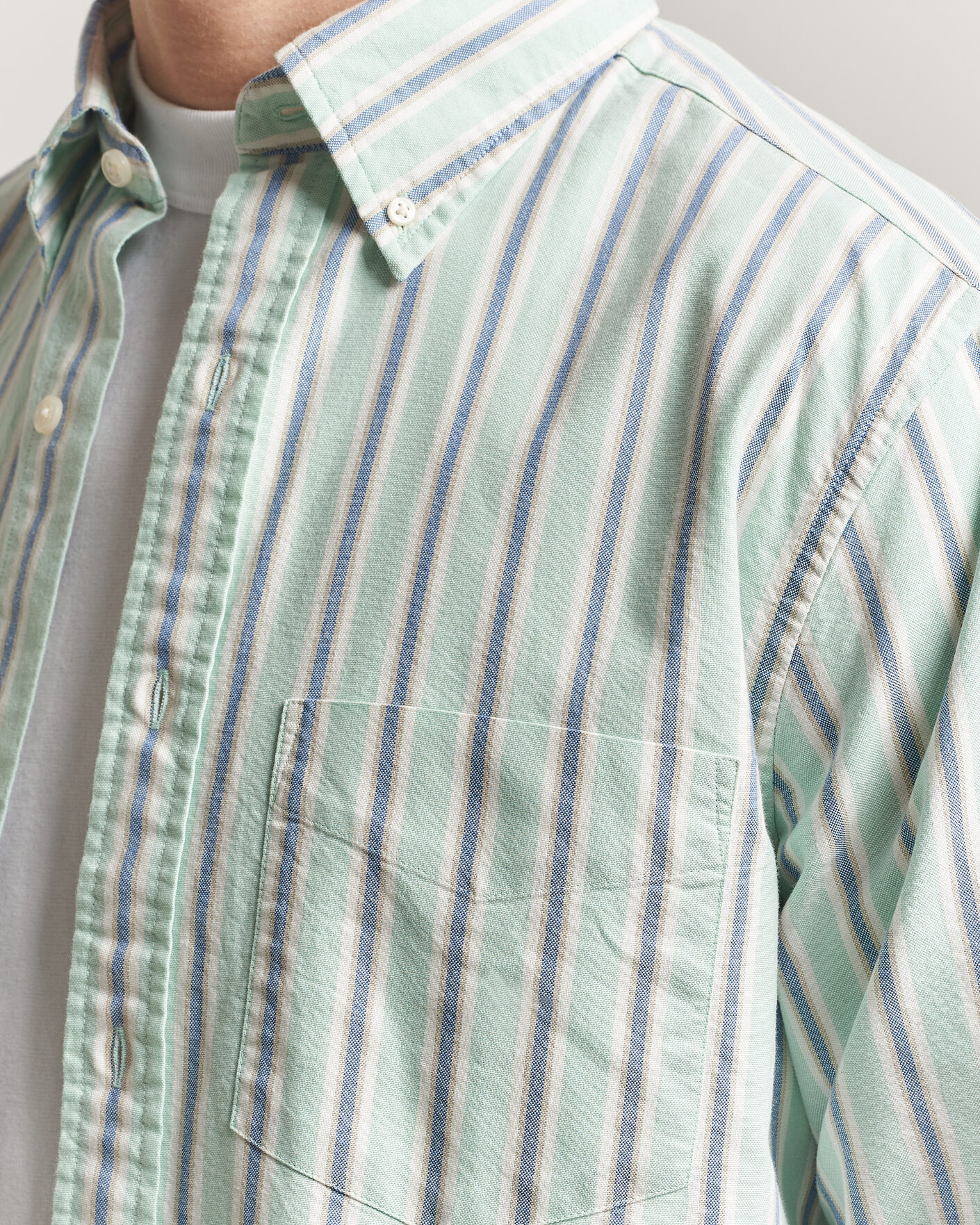 Herre | Skjorter | GANT | Regluar Fit Archive Oxford Shirt Washed Turquoise