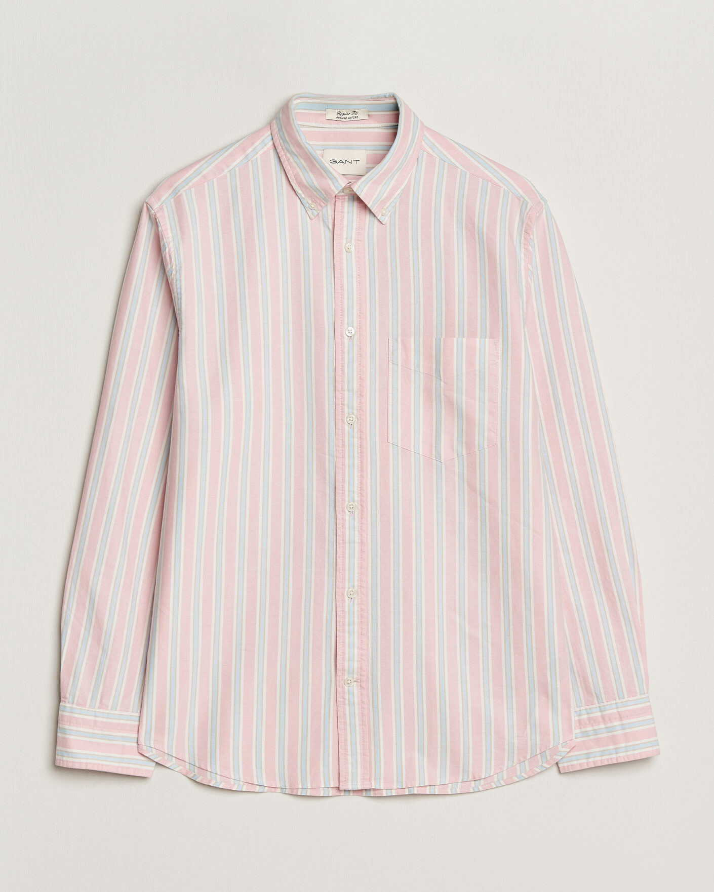 Herre | Skjorter | GANT | Regluar Fit Archive Oxford Shirt Washed Pink
