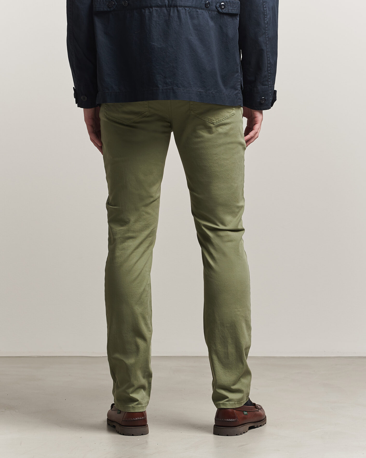 Herre | Bukser | GANT | Slim Fit Desert 5-Pocket Pants Dry Herb Green