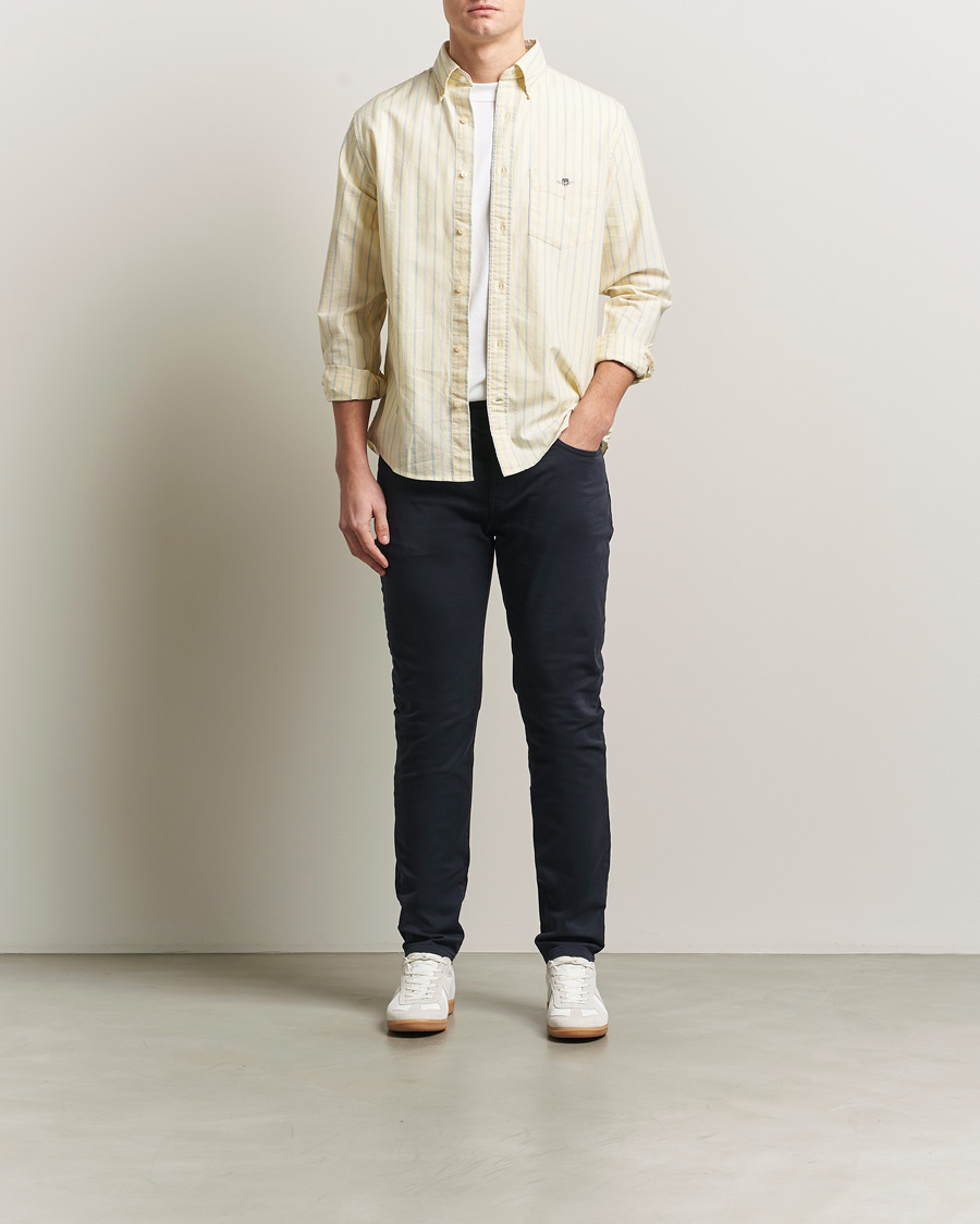 Herre | Bukser | Gant | Slim Fit Desert 5-Pocket Pants Evening Blue