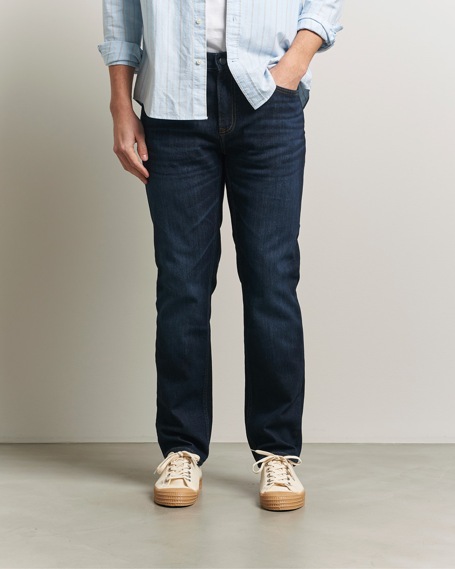 Herre | Jeans | GANT | Regular Fit Jeans Dark Blue Broken In