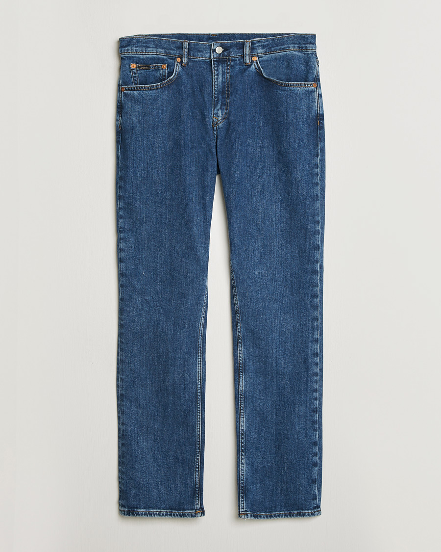 Herre | Jeans | GANT | Regular Fit Jeans Mid Blue Vintage