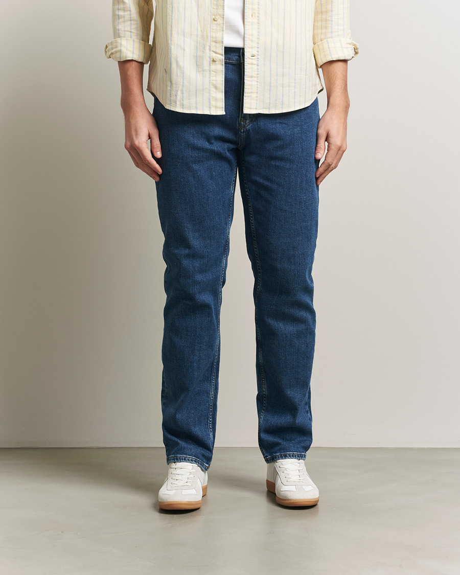 Herre | Jeans | GANT | Regular Fit Jeans Mid Blue Vintage