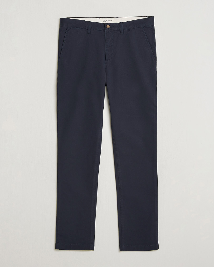 Herre | Bukser | Gant | Slim Fit Chinos Evening Blue