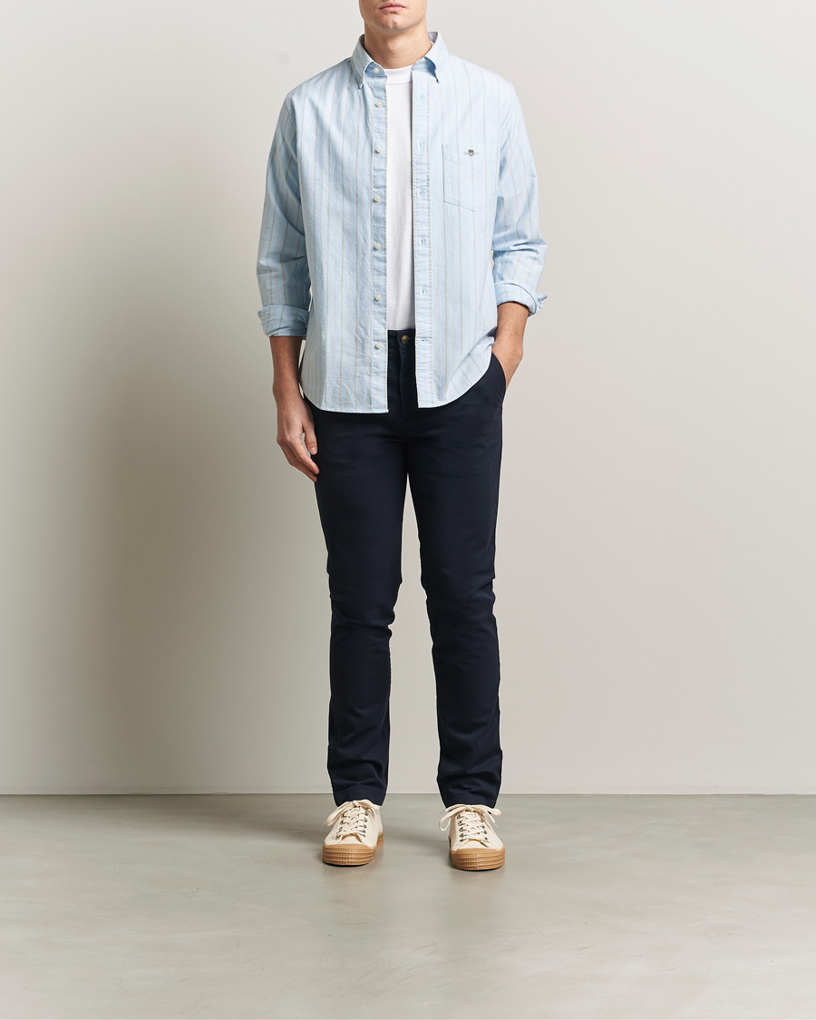 Herre | Bukser | Gant | Slim Fit Chinos Evening Blue