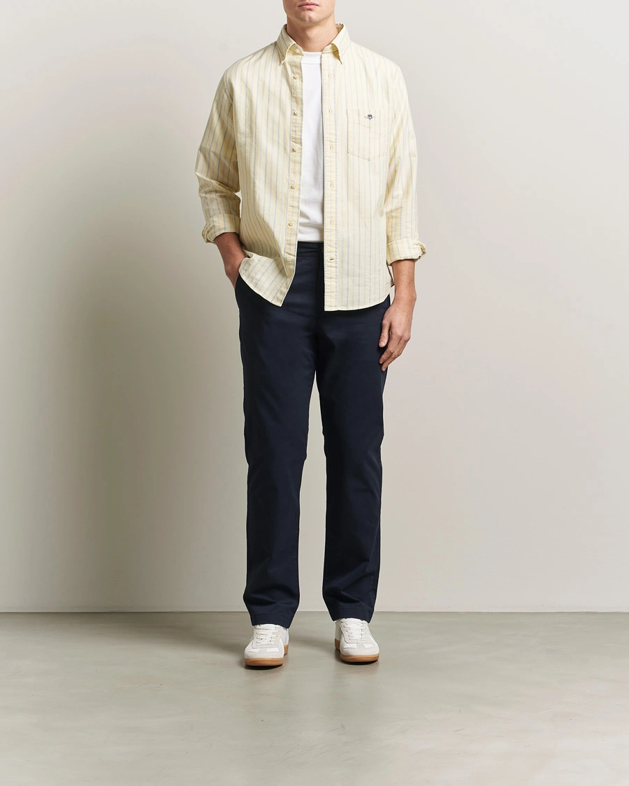 Herre | Bukser | Gant | Regular Fit Chinos Evening Blue
