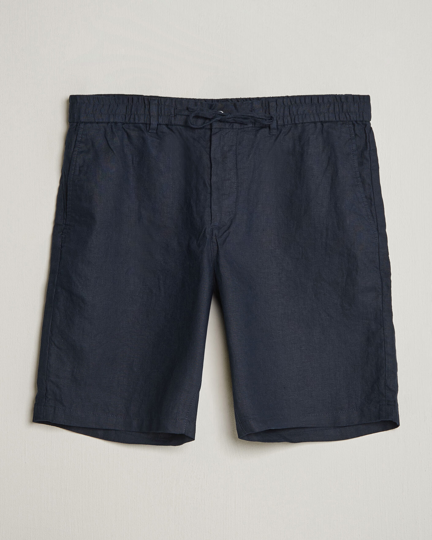 Herre | Shorts | GANT | Regular Fit Linen Drawstring Shorts Evening Blue