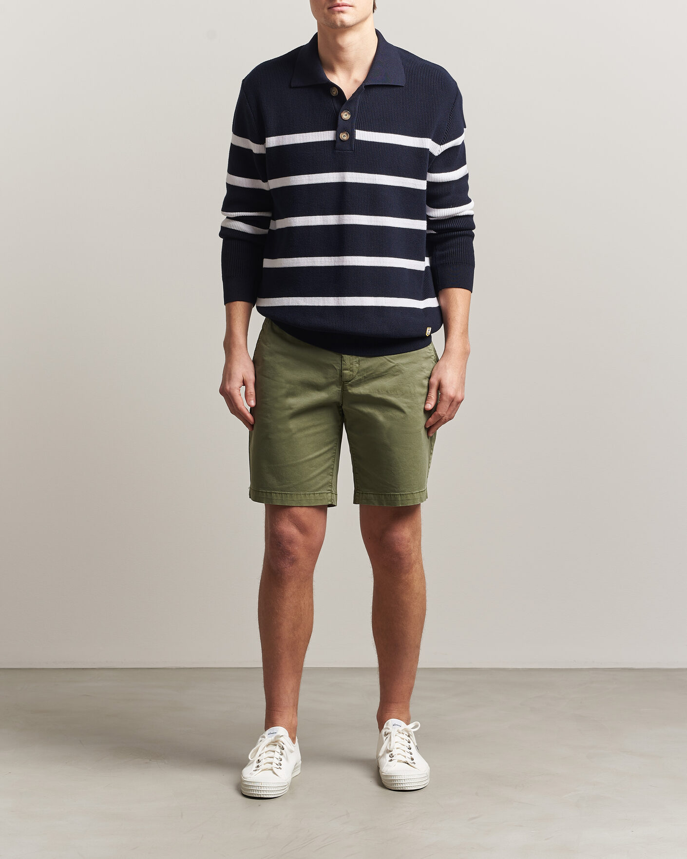 Herre | Shorts | GANT | Regular Sunfaded Shorts Dry Herb Green