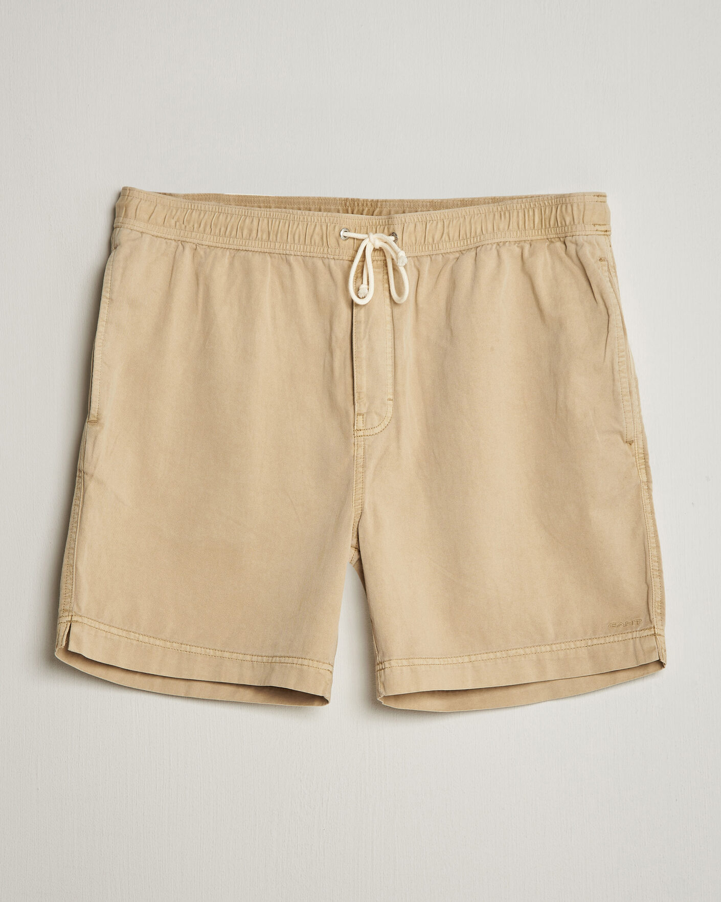 Herre | Shorts | Gant | Regular Fit Sunfaded Drawstring Oat Beige