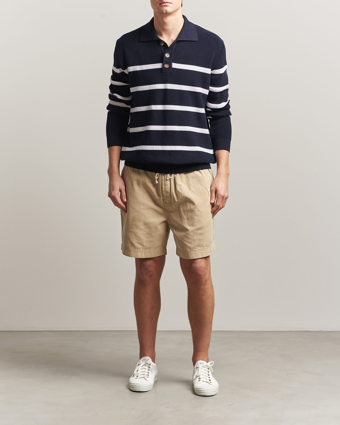 Herre | Shorts | Gant | Regular Fit Sunfaded Drawstring Oat Beige