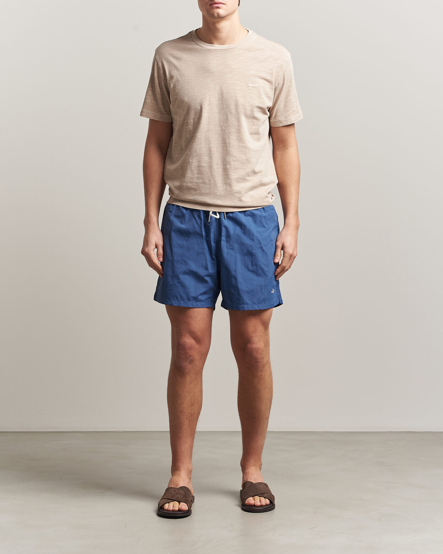 Herre | Badeshorts | GANT | Basic Swimshorts Vintage Blue