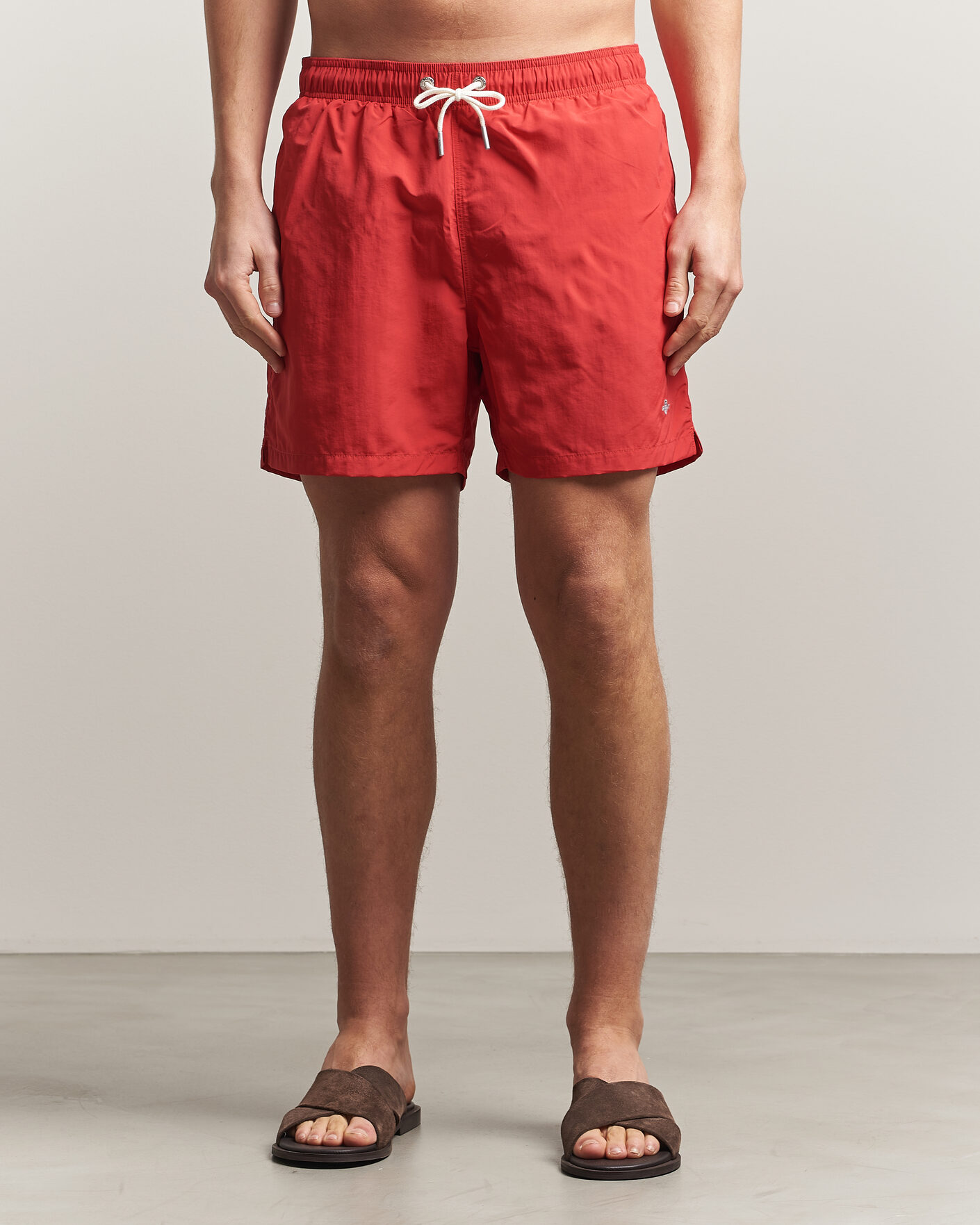 Herre | Badeshorts | GANT | Basic Swimshorts Rose Red