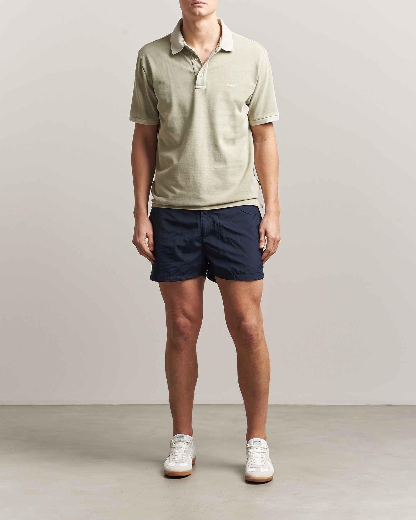 Herre | Badeshorts | Gant | Fitted Swimshorts Marine