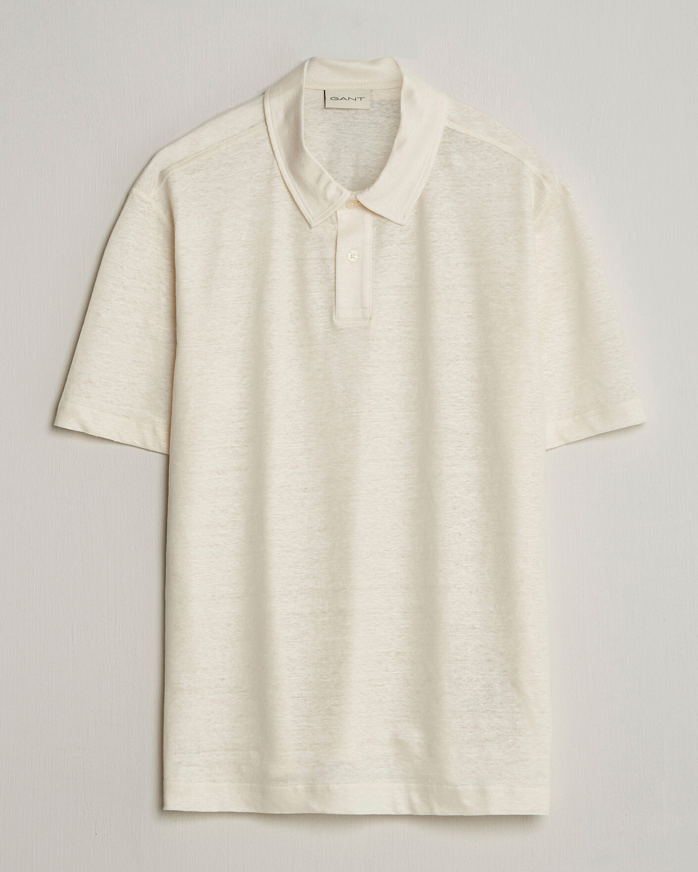 Herre | Pikéer | Gant | Linen Polo Creamed White