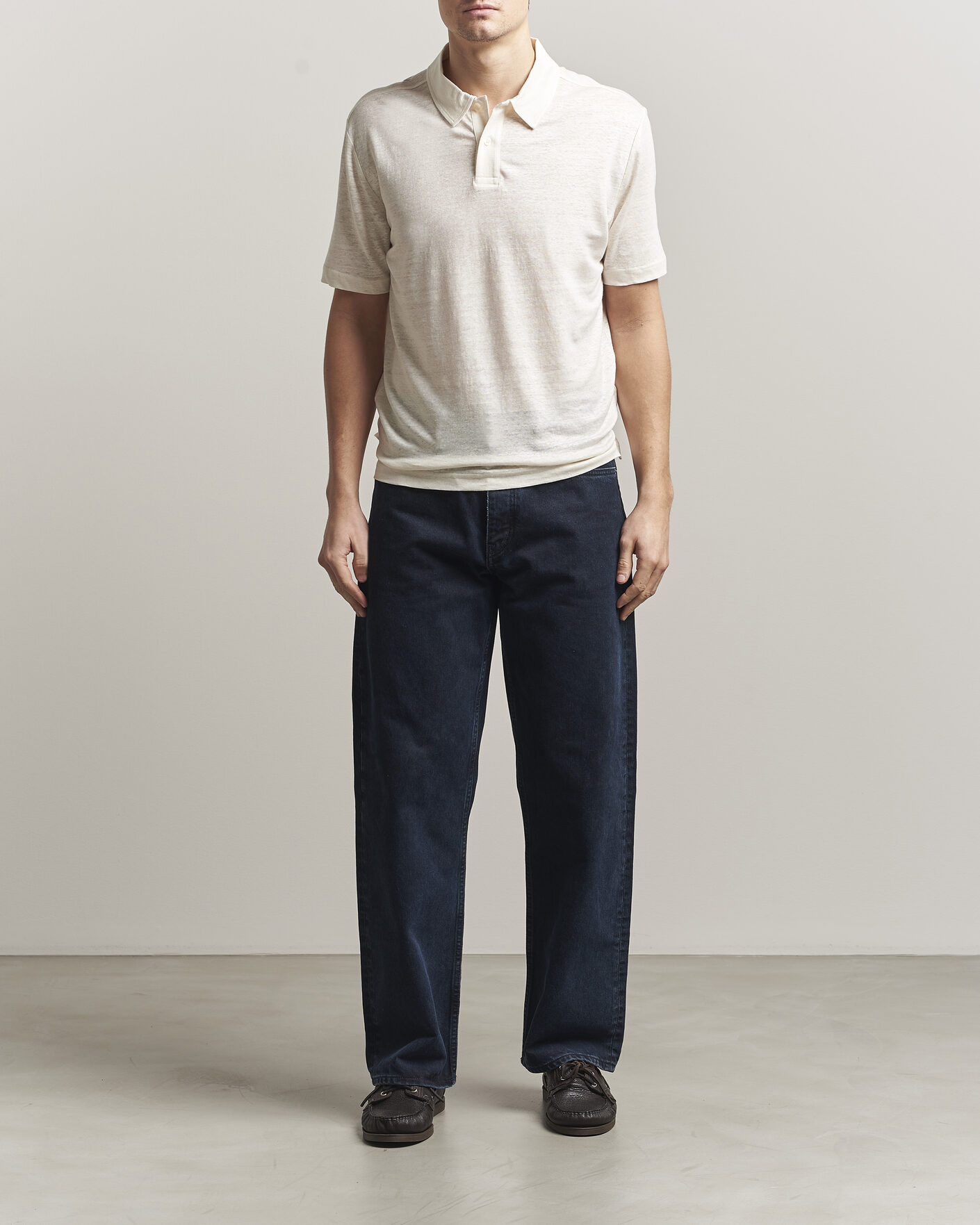 Herre | Pikéer | Gant | Linen Polo Creamed White