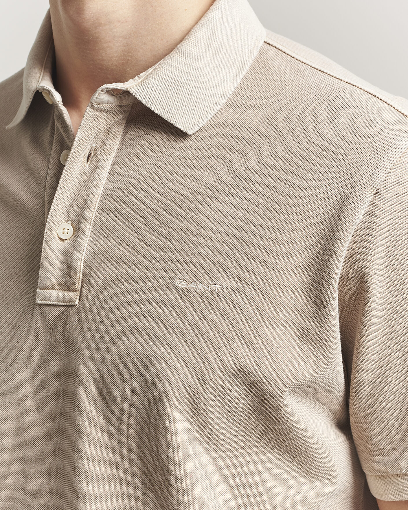 Herre | Pikéer | Gant | Sunfaded Polo Oat Beige