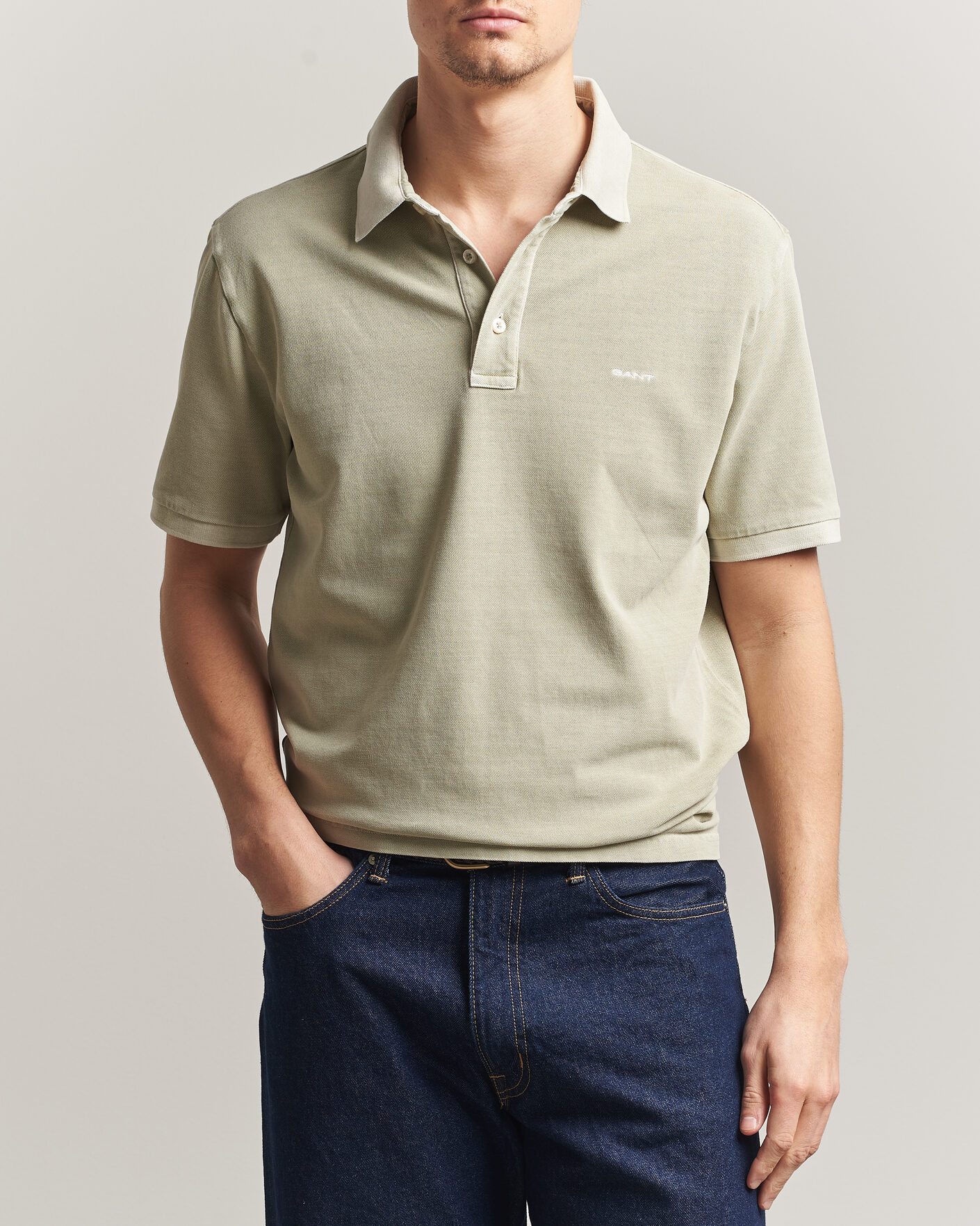 Herre | Pikéer | Gant | Sunfaded Polo Milky Matcha