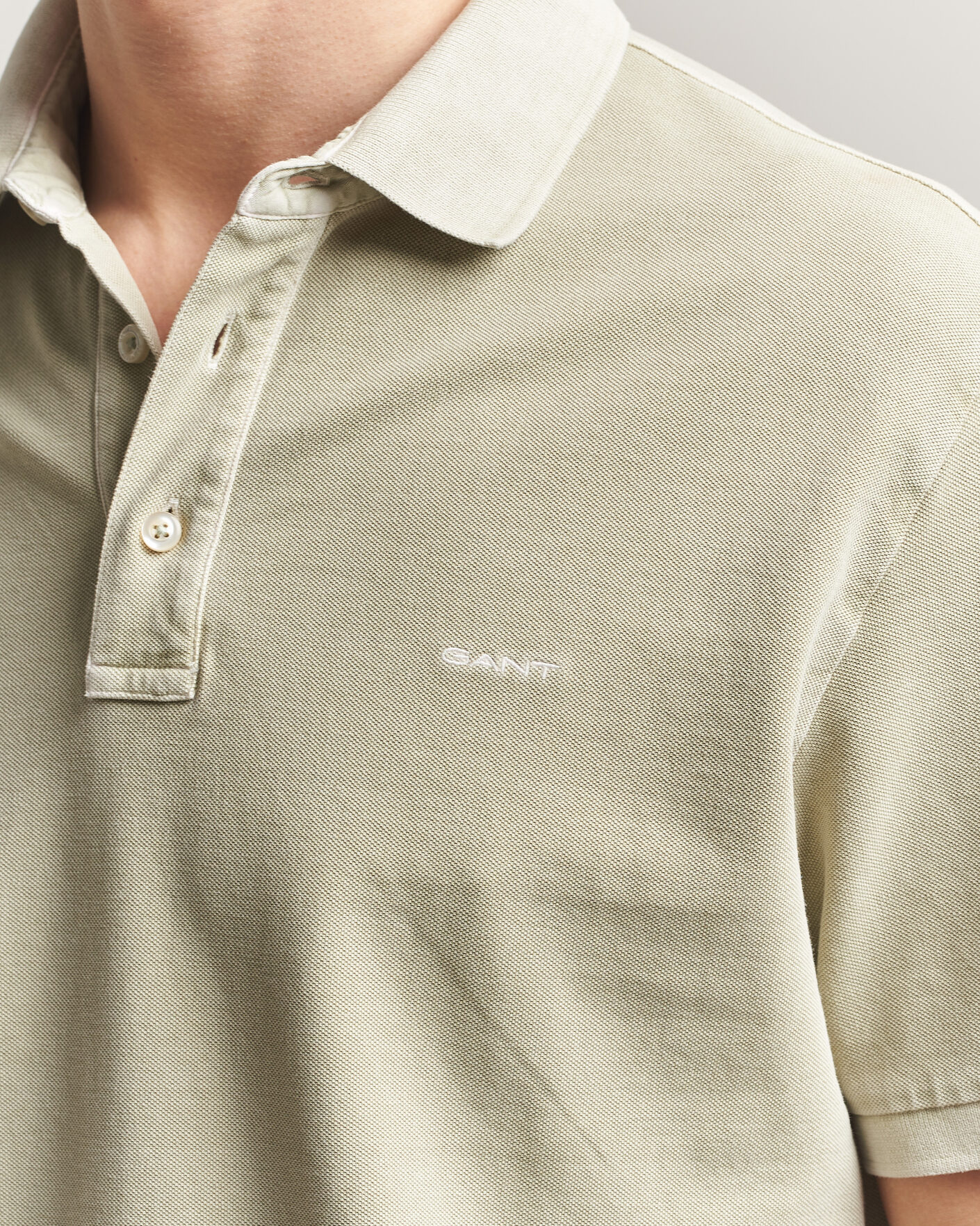 Herre | Pikéer | Gant | Sunfaded Polo Milky Matcha