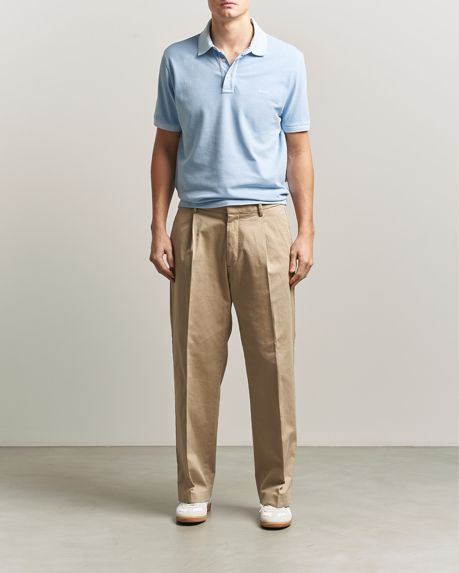 Herre | Pikéer | GANT | Sunfaded Polo Fresh Blue