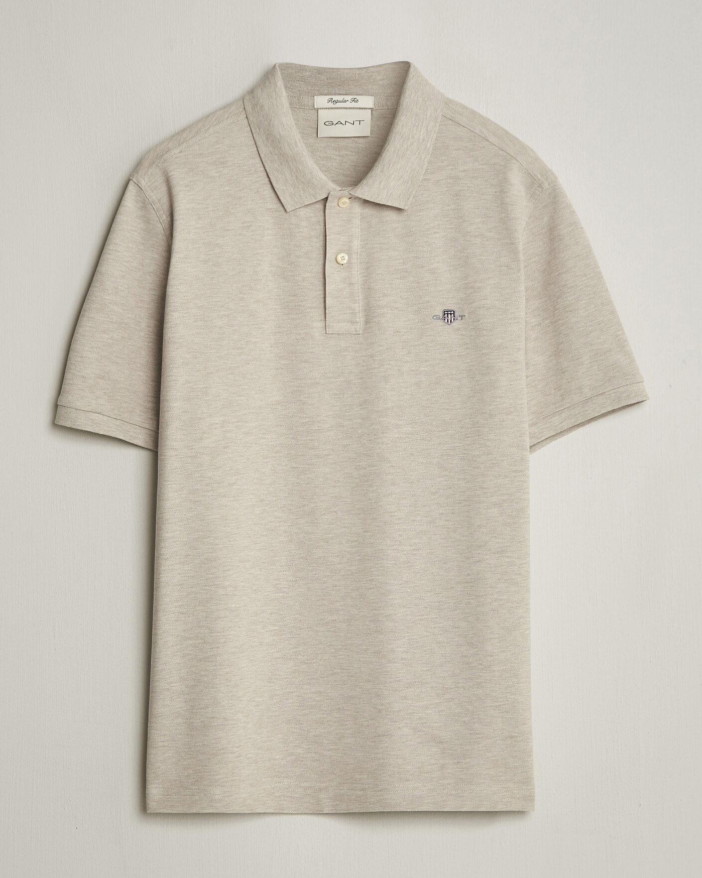 Herre | Pikéer | GANT | The Original Polo Oat Melange