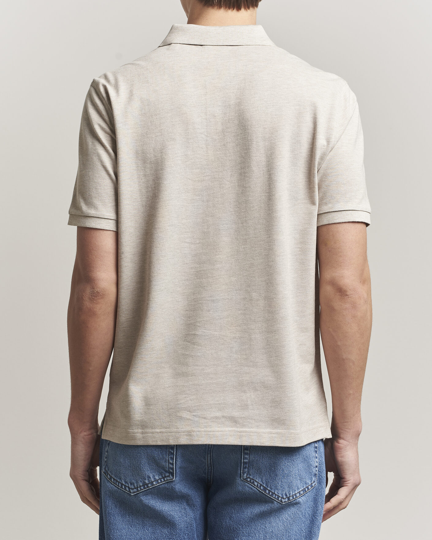 Herre | Pikéer | Gant | The Original Polo Oat Melange