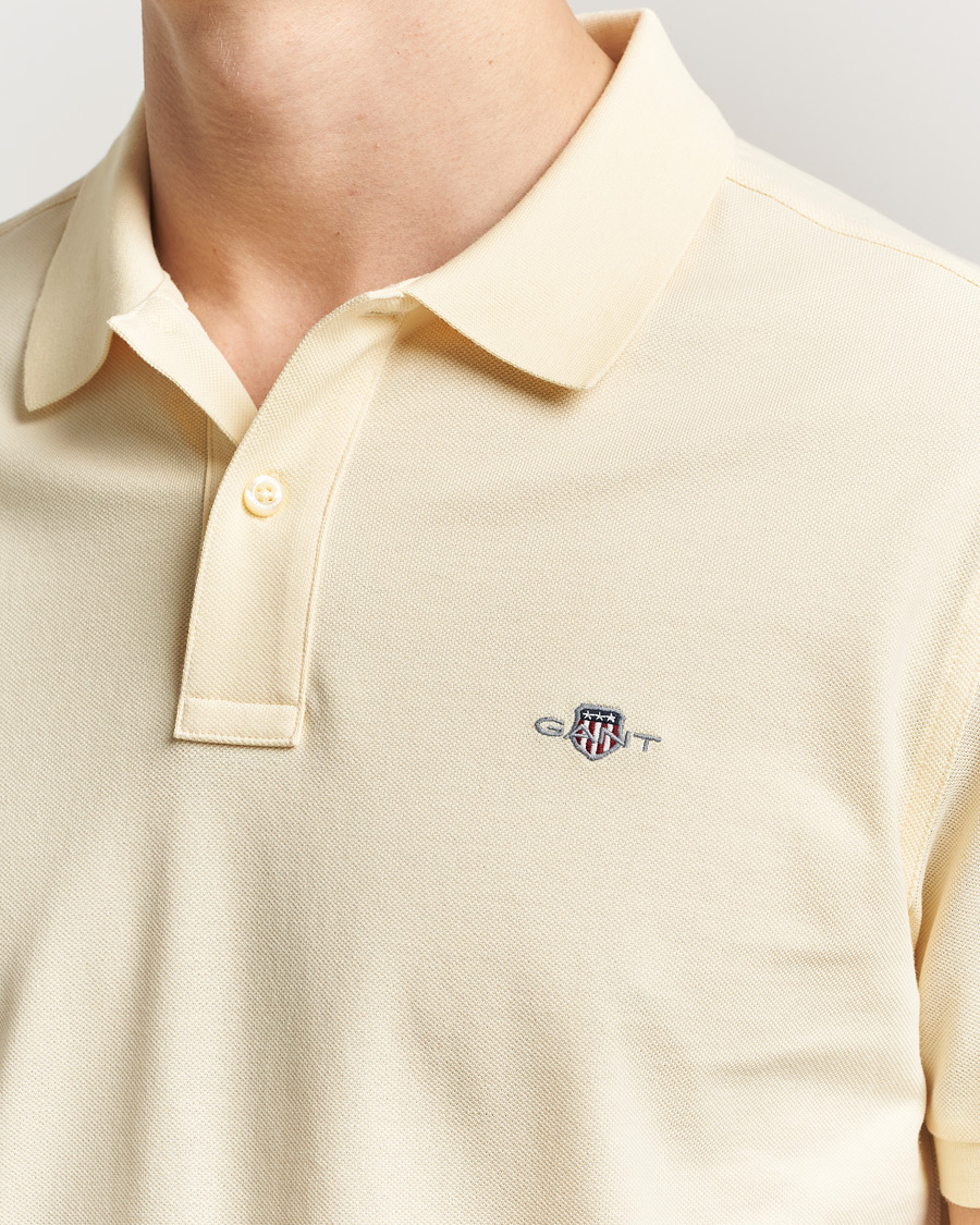 Herre | Pikéer | Gant | The Original Polo Vanilla Yellow