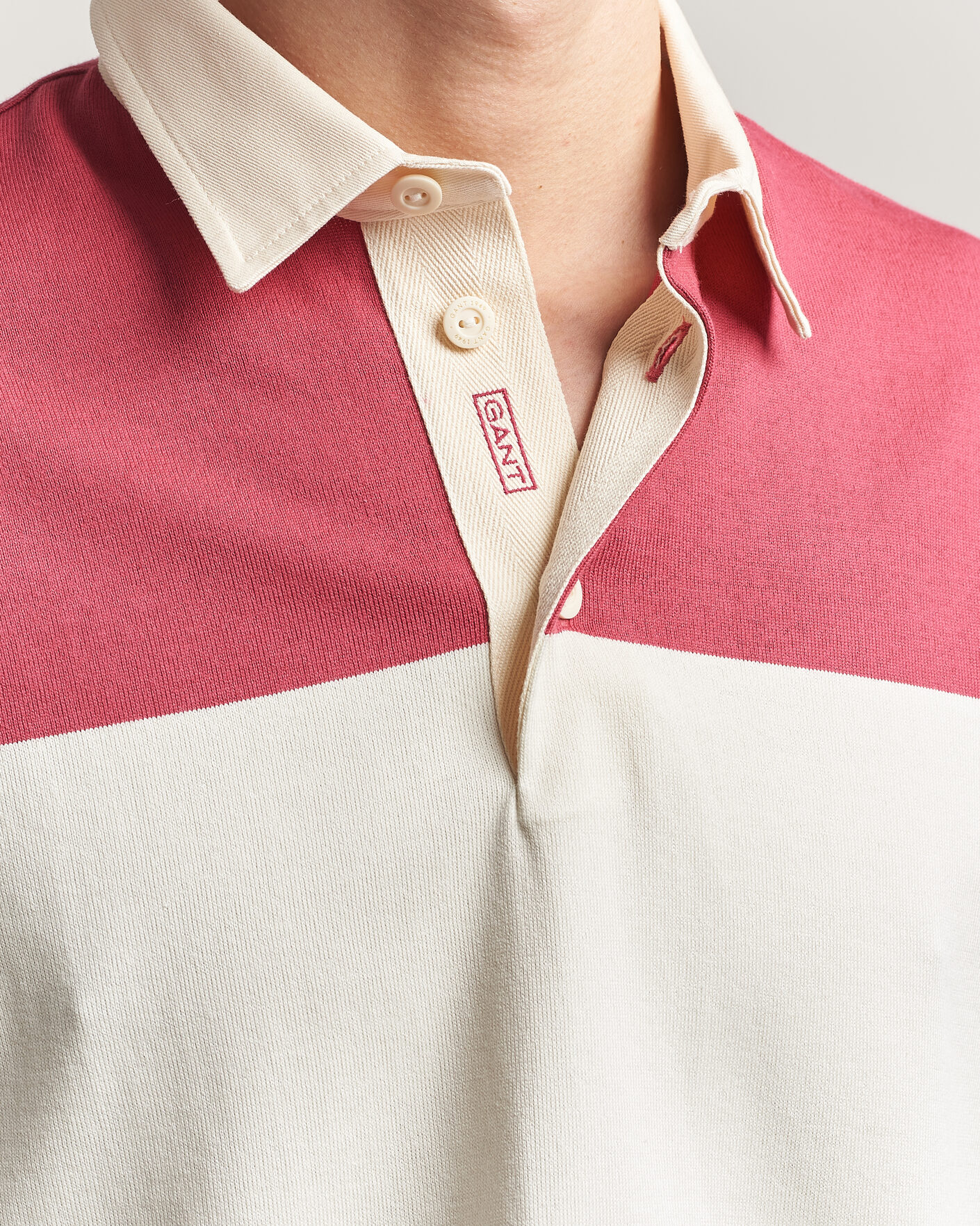 Herre | Pikéer | Gant | Striped Short Sleeve Rugger Multi