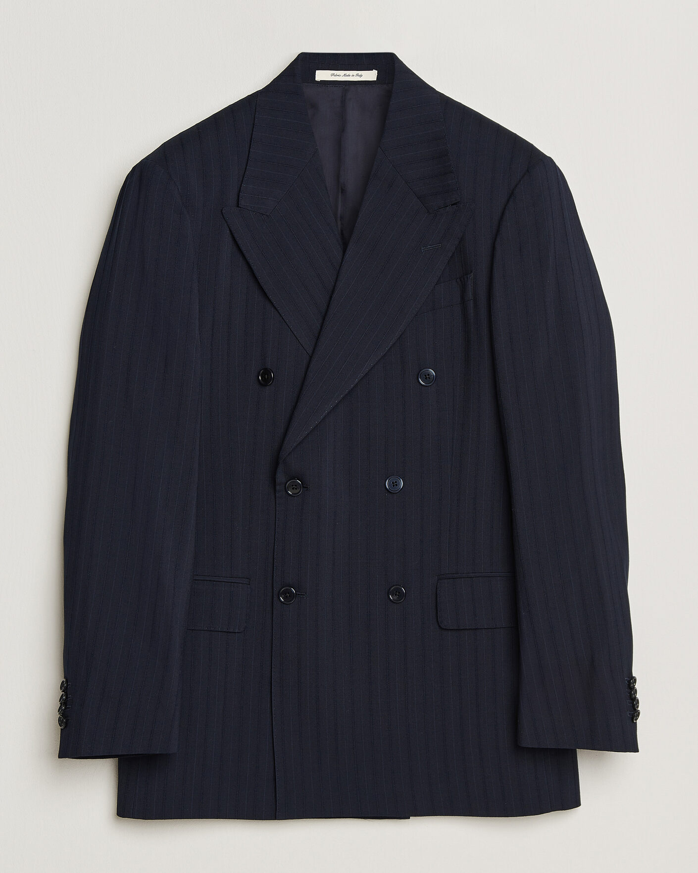 Herre | Dressjakker | Gant | Tonal Pinstriped Suit Blazer Evening Blue