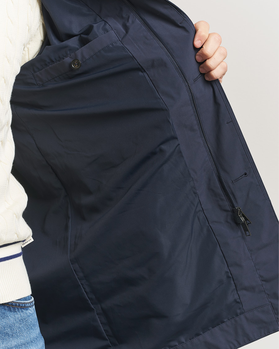 Herre | Jakker | GANT | Lightweight Commuter Coat Evening Blue