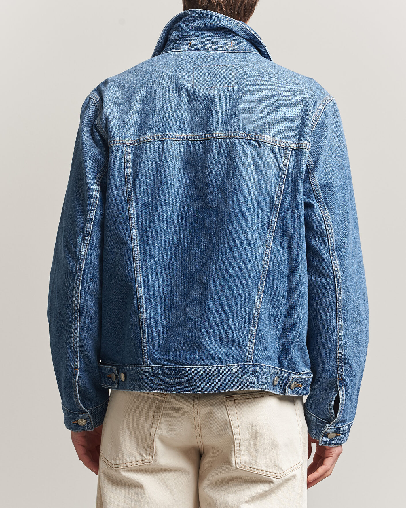 Herre | Jakker | GANT | Denim Trucker Jacket Mid Blue
