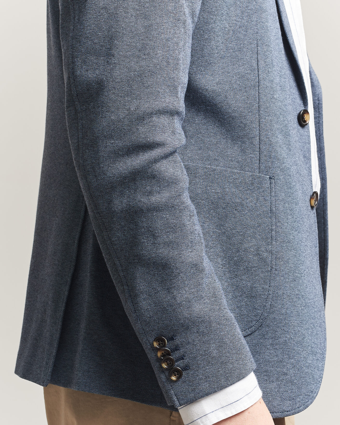 Herre | Dressjakker | GANT | Two Tone Jersey Pique Blazer Salty Sea