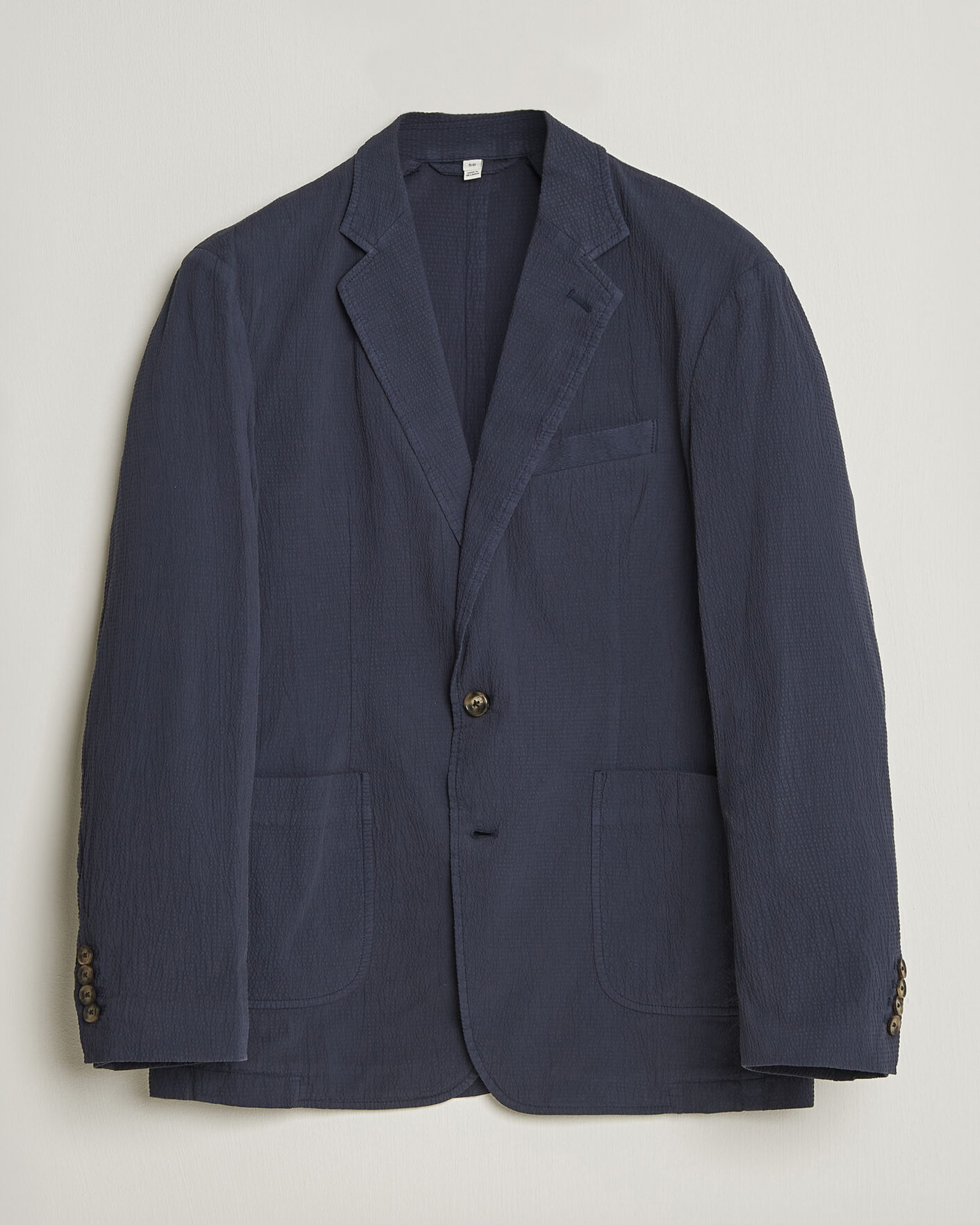 Herre | Dressjakker | Gant | Garment Dyed Seersucker Blazer Evening Blue