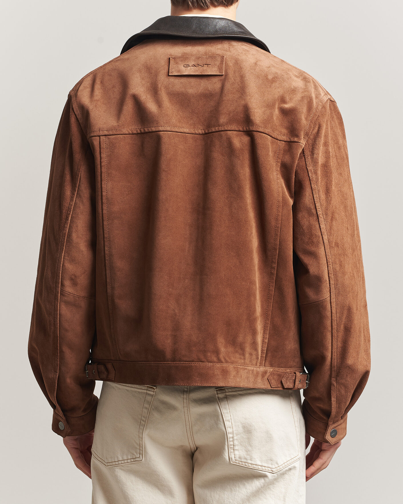 Herre | Jakker | GANT | Suede Jacket Mahogany Brown