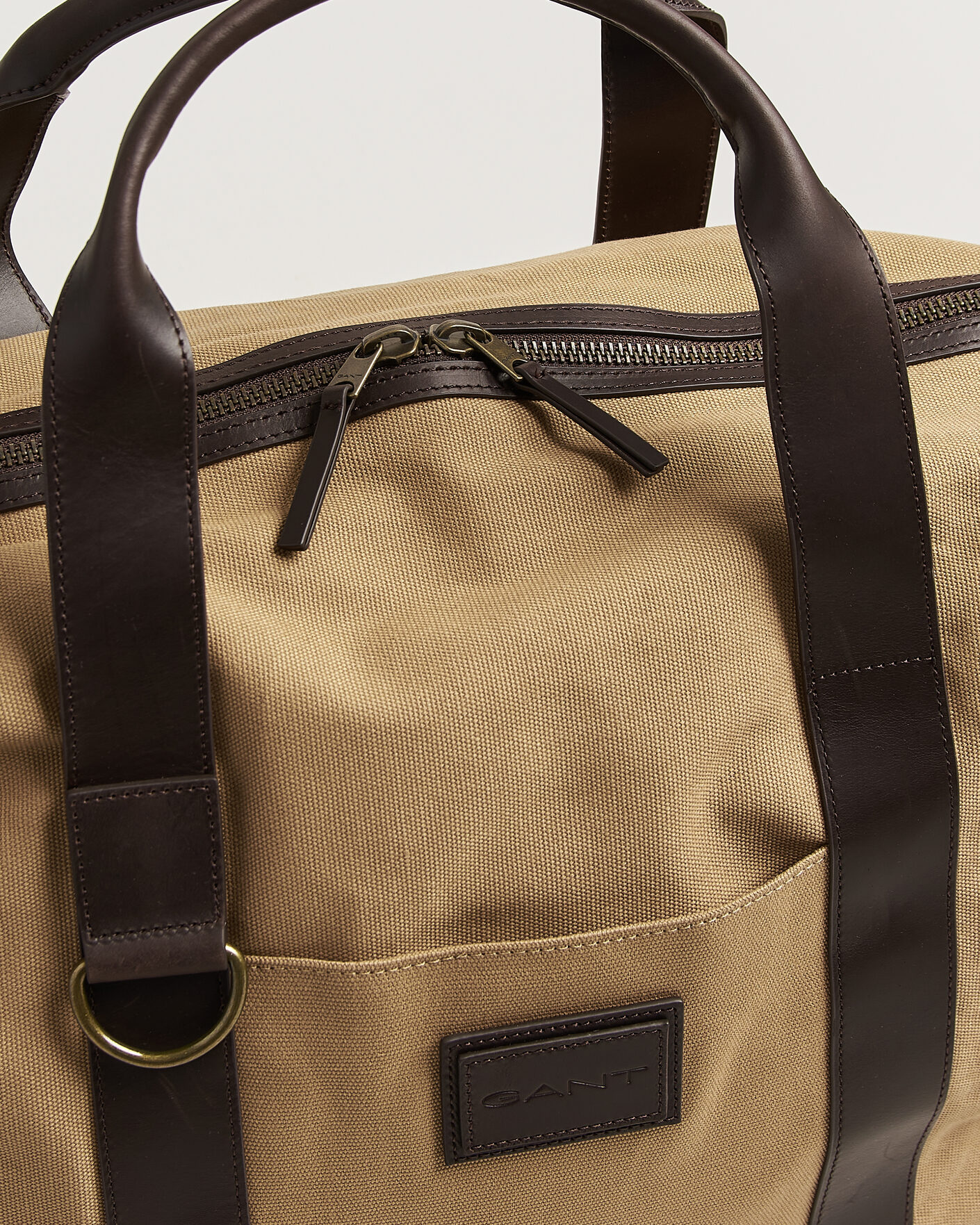 Herre | Vesker | GANT | Washed Canvas Duffle Bag Warm Khaki