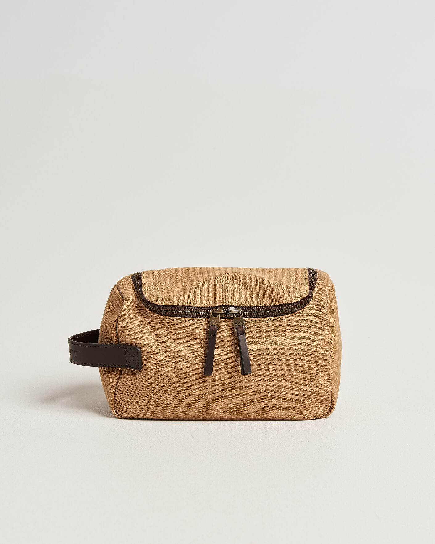 Herre | Vesker | GANT | Washed Canvas Washbag Warm Khaki