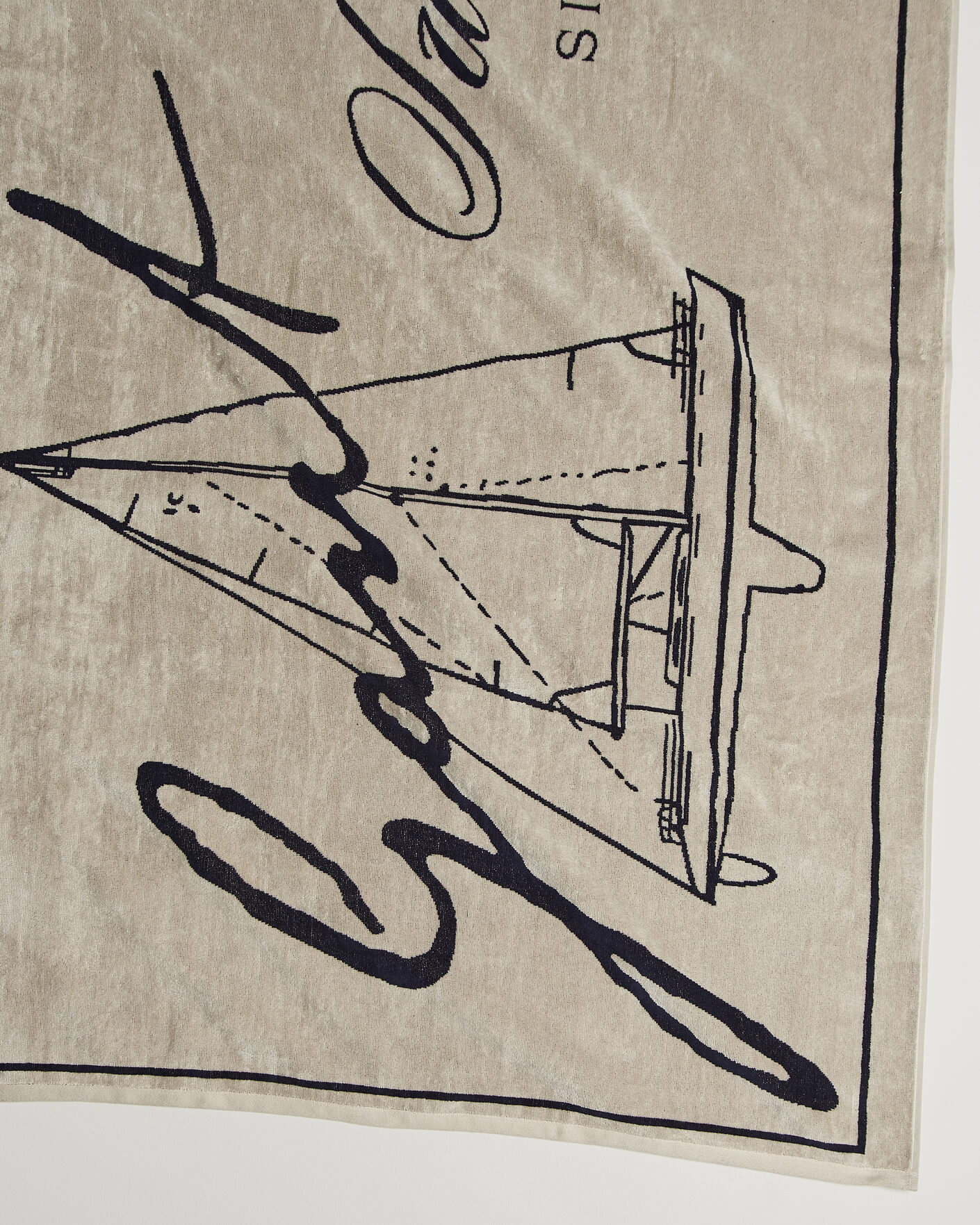 Herre | Tekstiler | Gant | Since 1949 Beach Towel Faded Beige