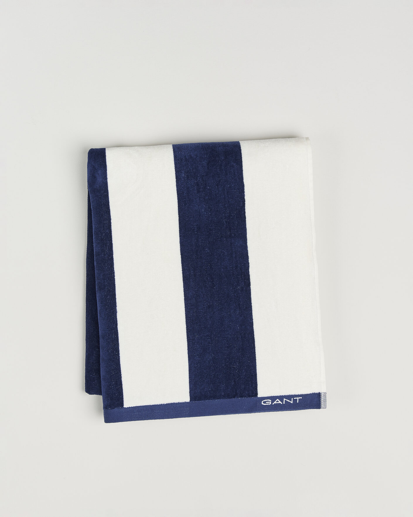 Herre | Tekstiler | GANT | Striped Beach Towel Vintage Blue