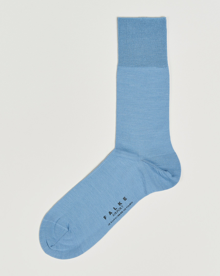 Herre | Undertøy | Falke | Airport Socks Sky Blue