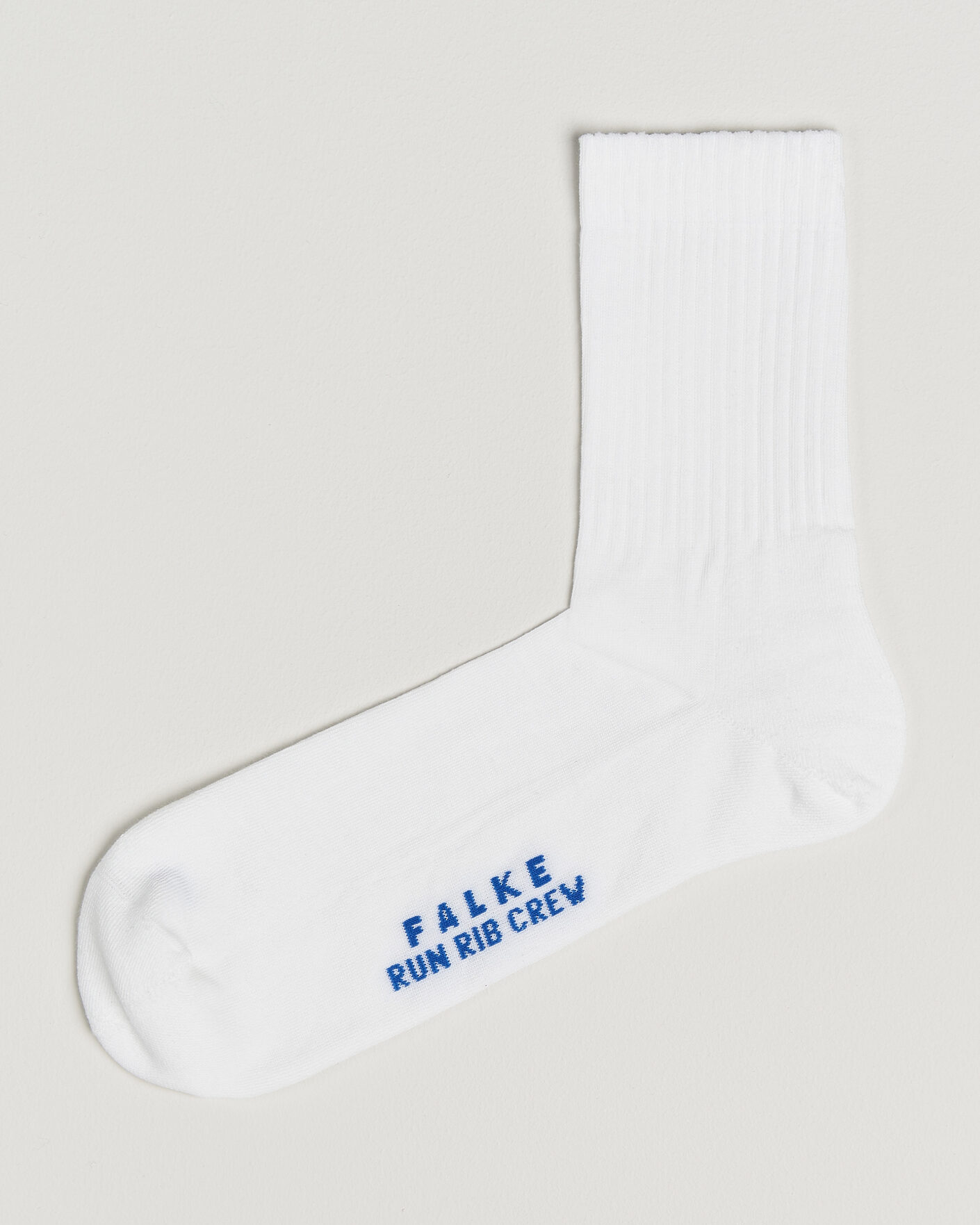Herre | Undertøy | Falke | Run Rib Crew Sock White