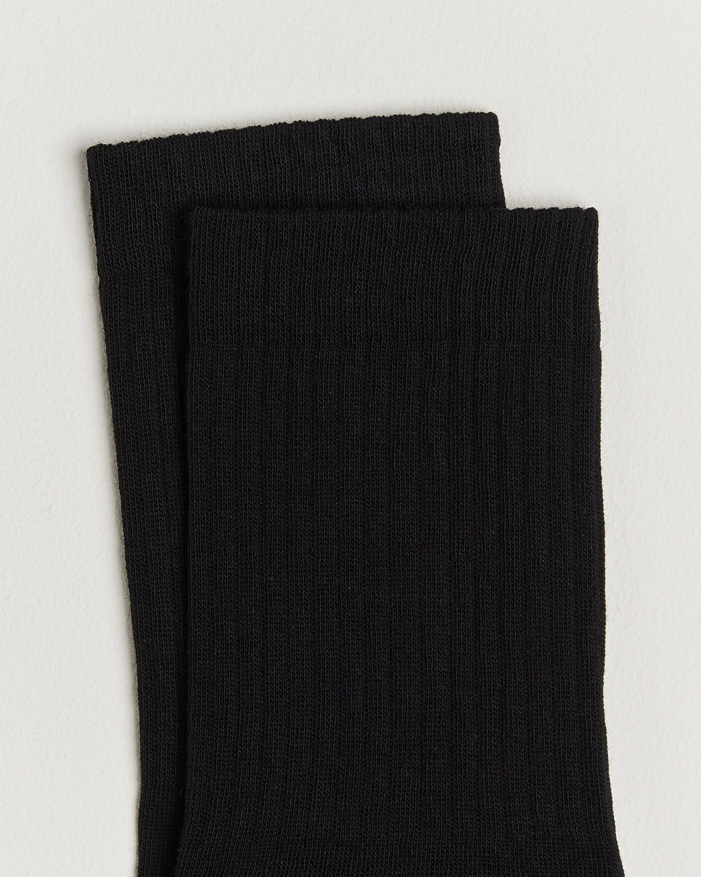 Herre | Undertøy | Falke | Run Rib Crew Sock Black