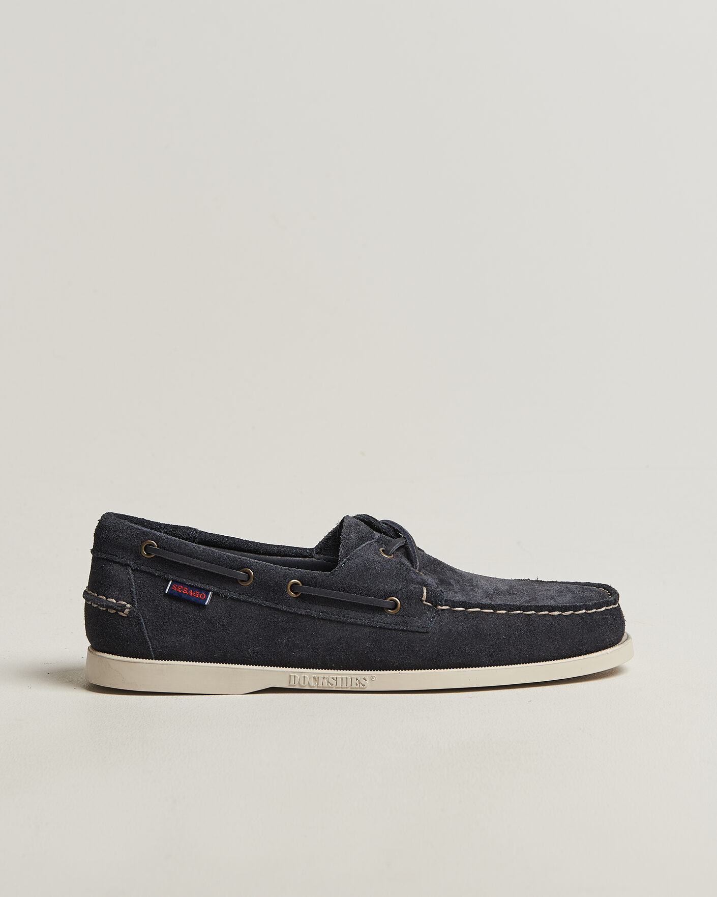 Herre | Seilersko | Sebago | Docksides Suede Boat Shoe Blue Navy
