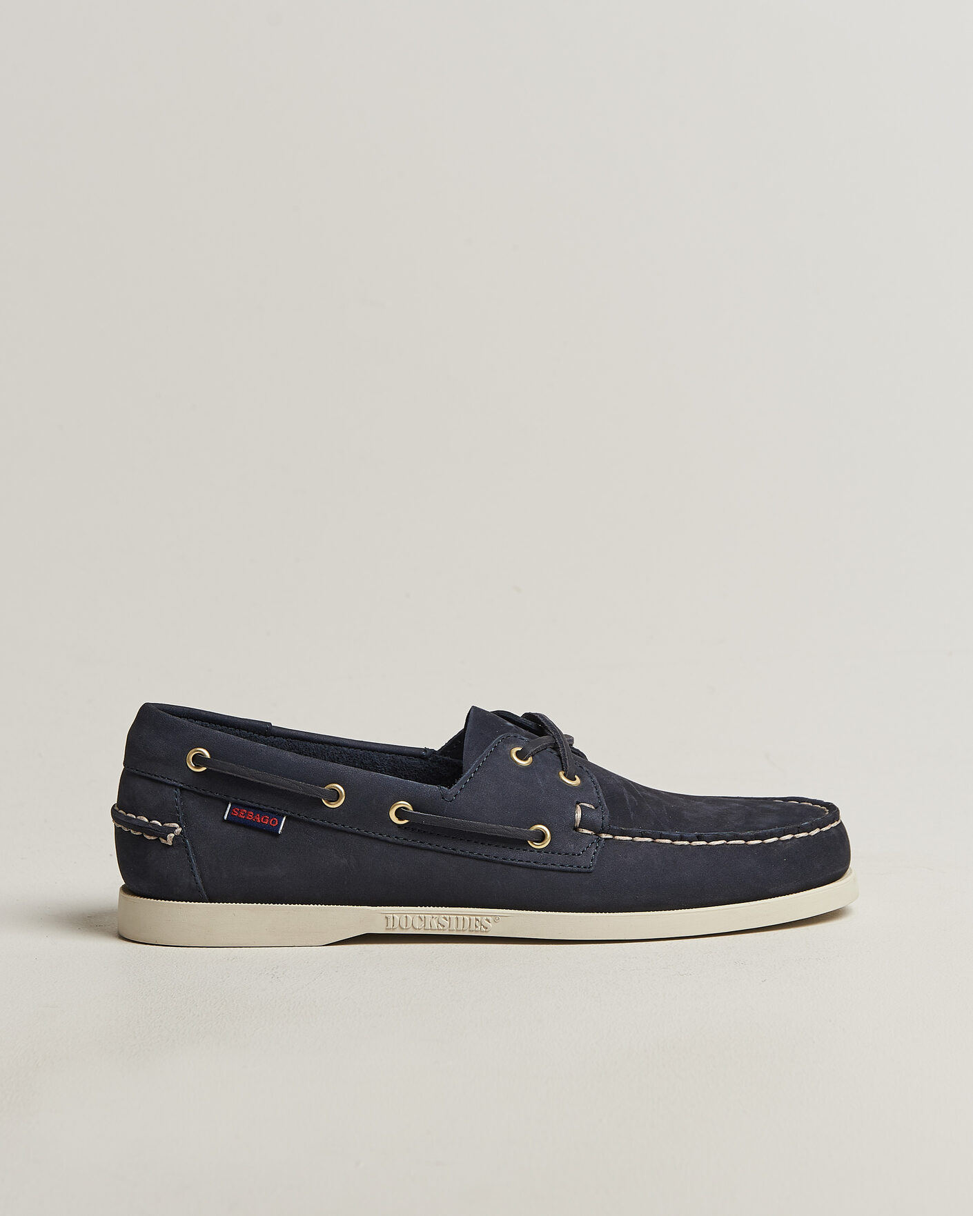 Herre | Seilersko | Sebago | Docksides Portland Nubuck Boat Shoe Blue Navy