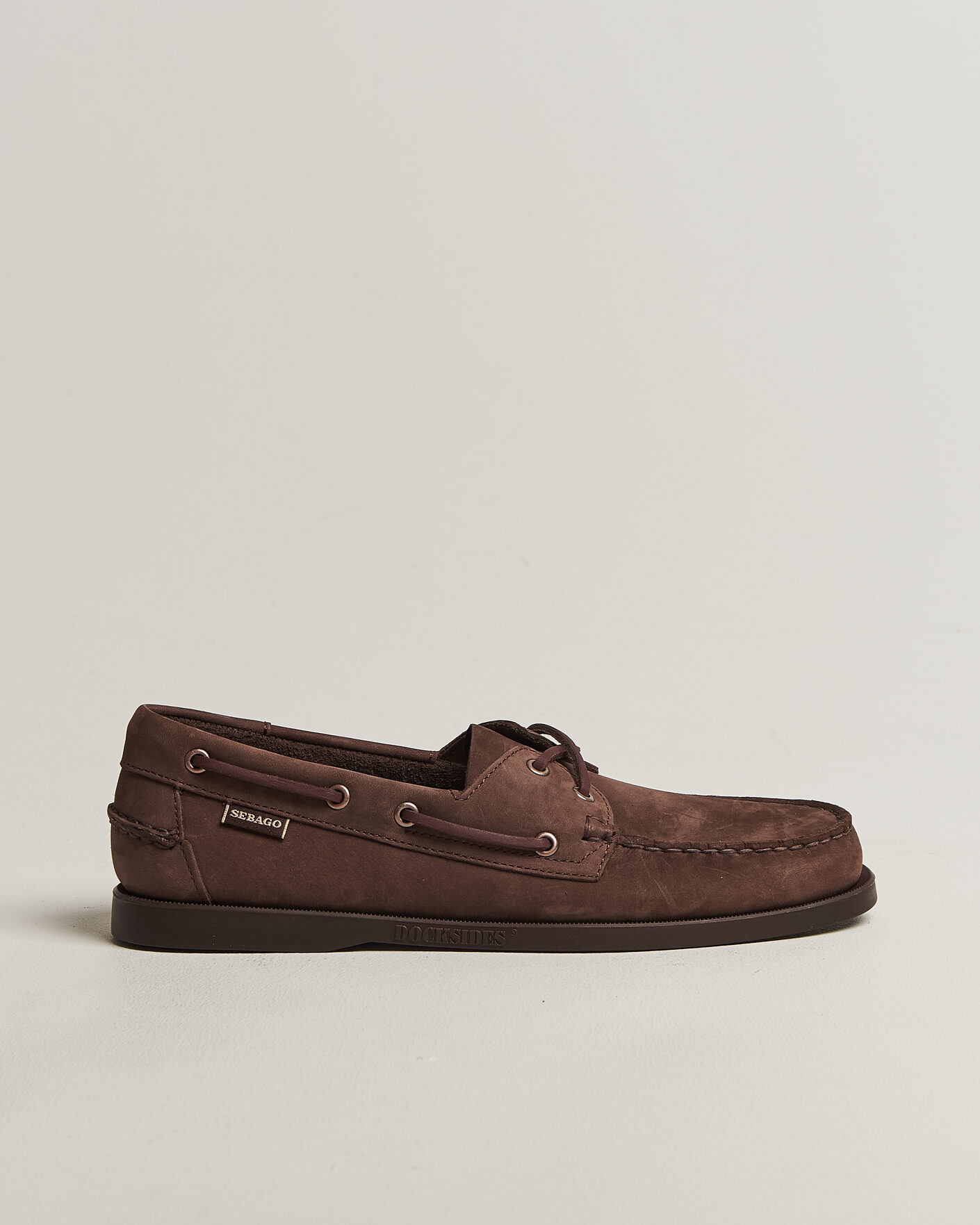 Herre | Seilersko | Sebago | Docksides Portland Nubuck Boat Shoe Brown Taupe