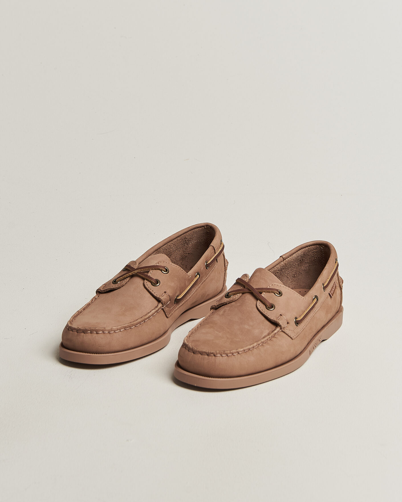 Herre | Seilersko | Sebago | Docksides Portland Nubuck Boat Shoe Beige Taupe