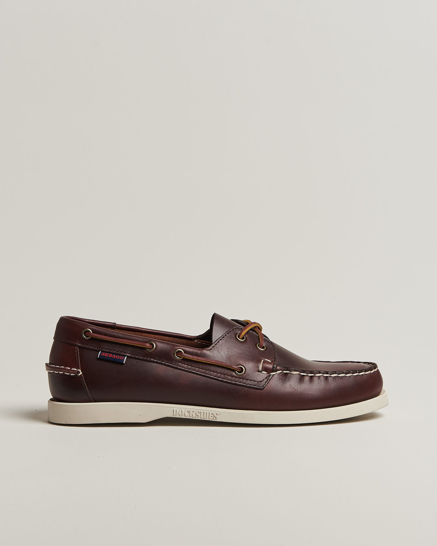 Herre | Seilersko | Sebago | Docksides Portland Waxed Boat Shoe Dark Brown